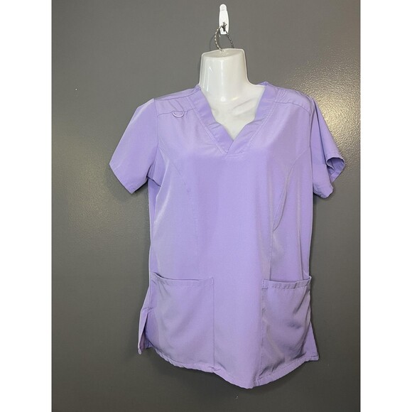 Hey Medical Uniforms Scrub Set Womens XS V-Neck Top Jogger Pants Stretch - Picture 1 of 11